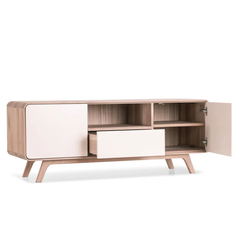 Mobile TV in legno massello OSLO 2 | NordicStory