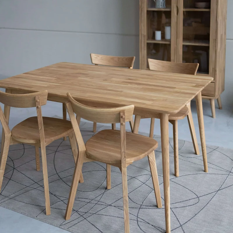 Tavolo da pranzo allungabile in rovere massiccio MALMO 2 | NordicStory