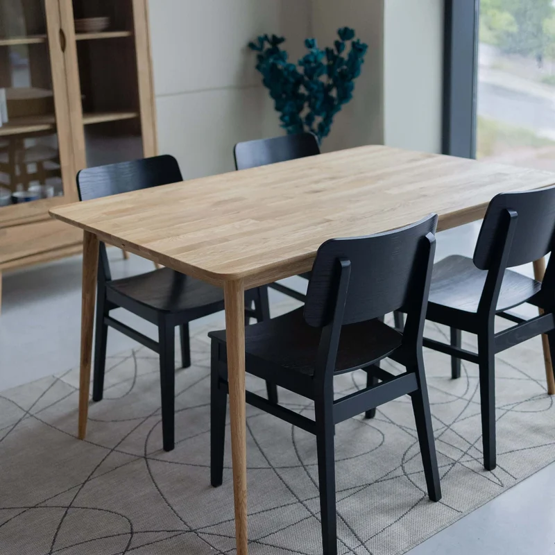 Tavolo da pranzo allungabile in rovere massiccio MALMO 2 | NordicStory