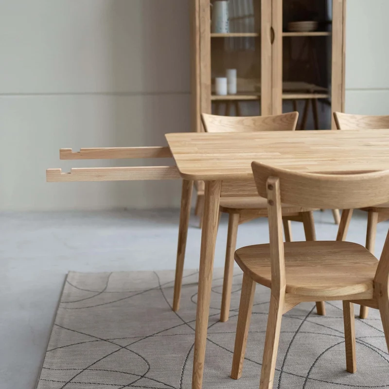Tavolo da pranzo allungabile in rovere massiccio MALMO 2 | NordicStory