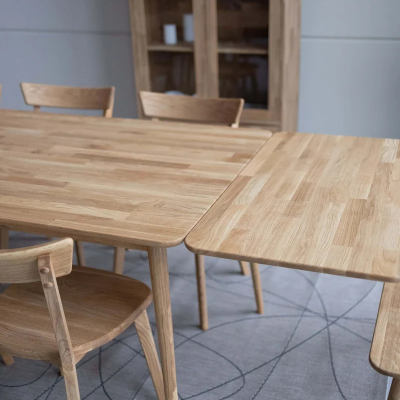 Tavolo da pranzo allungabile in rovere massiccio MALMO 2 | NordicStory
