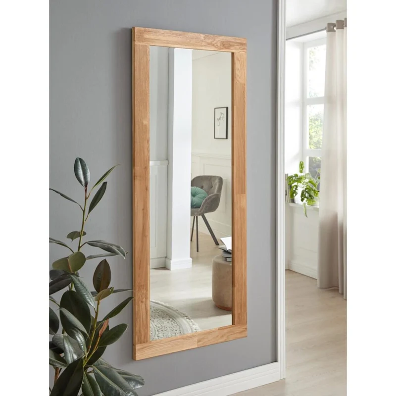 Specchio in legno massello di rovere Teramo | NordicStory