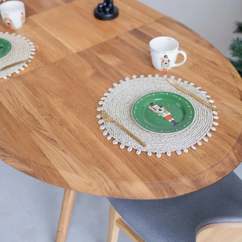 Tavolo da pranzo allungabile in rovere massiccio Carmen | NordicStory