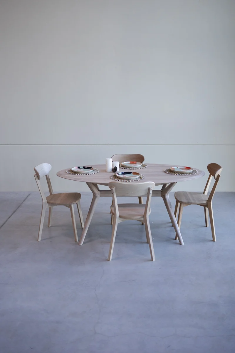 Tavolo da pranzo allungabile in rovere massiccio Carmen | NordicStory