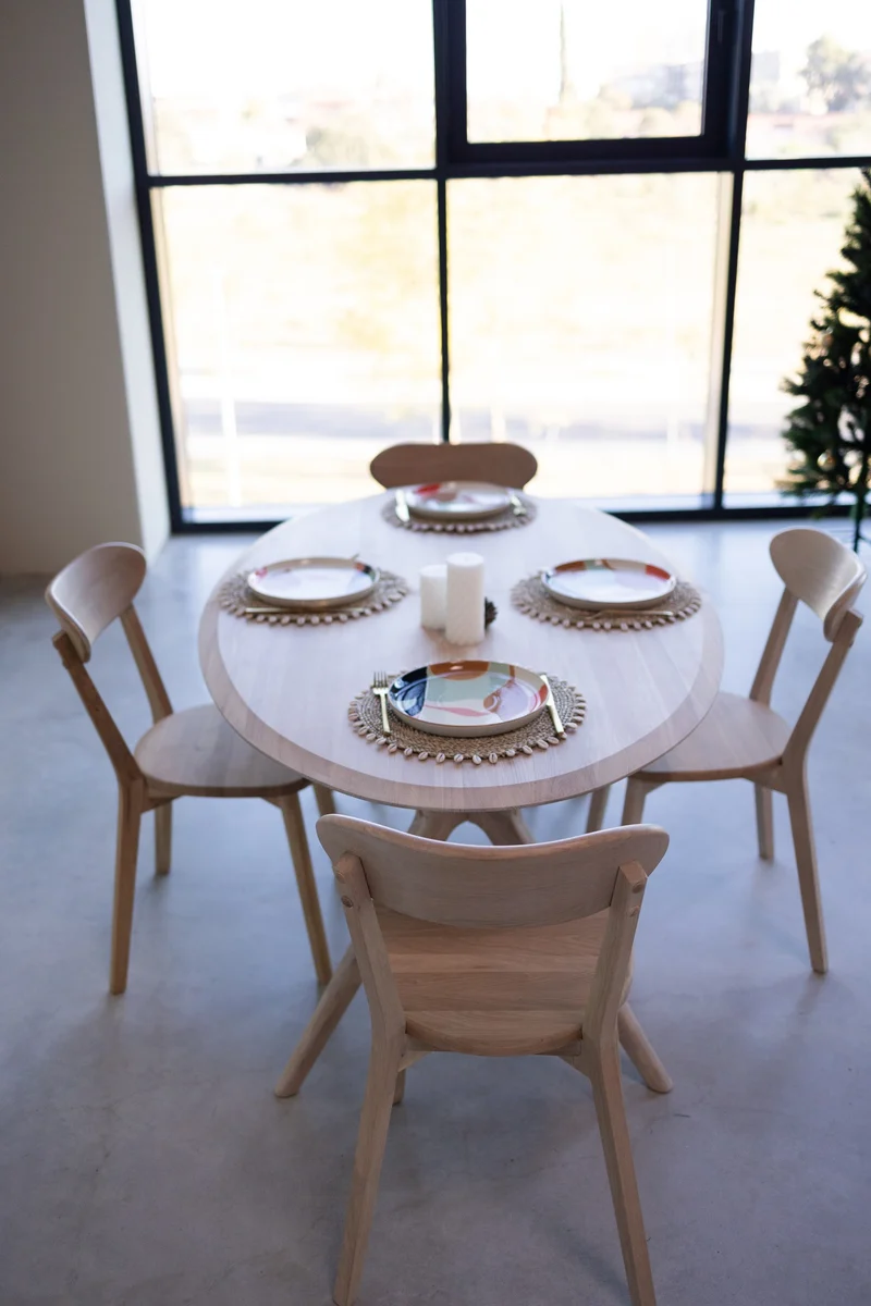 Tavolo da pranzo allungabile in rovere massiccio Carmen | NordicStory