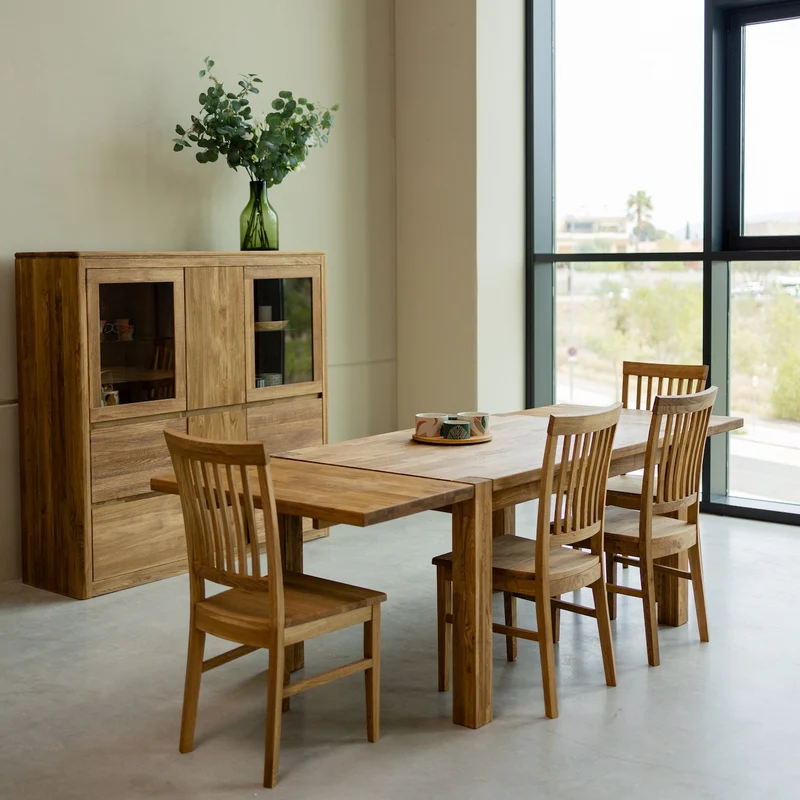 Tavolo da pranzo allungabile in rovere massello Mauritz 1 | NordicStory