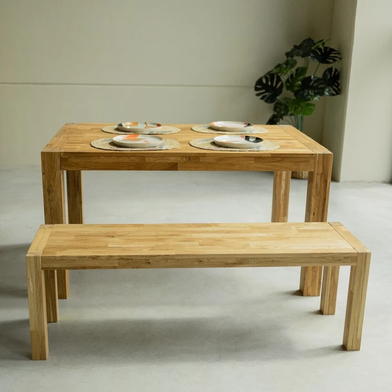 Panca rustica in rovere massiccio Provance | NordicStory