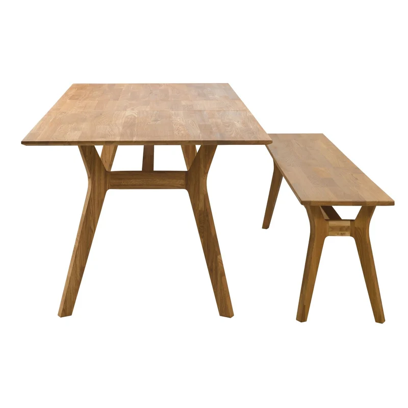 Panca in legno massello di quercia Harold | NordicStory
