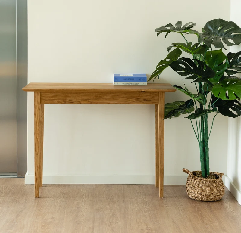 Console in legno massello di rovere Toledo 1 | NordicStory