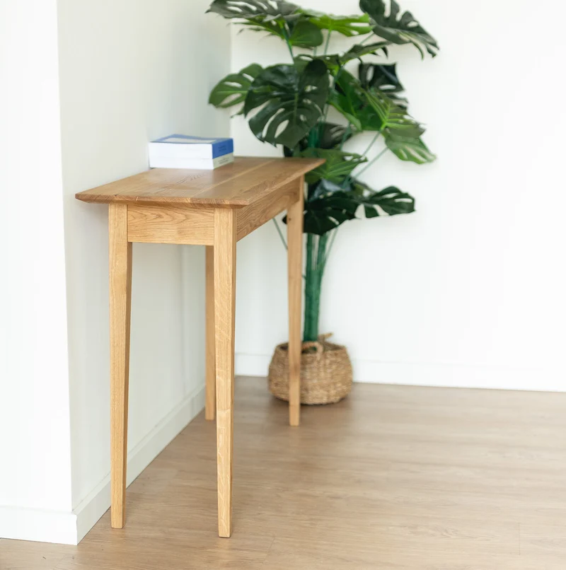 Console in legno massello di rovere Toledo 1 | NordicStory
