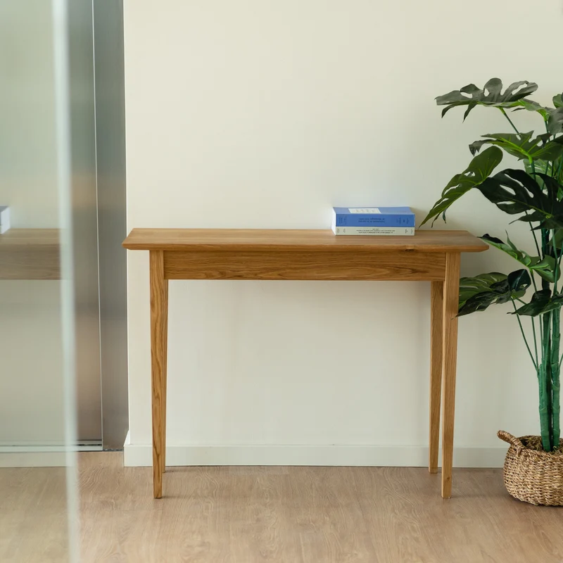 Console in legno massello di rovere Toledo 1 | NordicStory