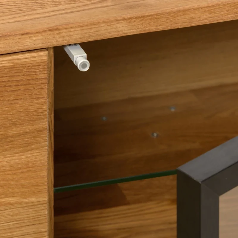 Mobile TV in legno massello di rovere Moritz | NordicStory