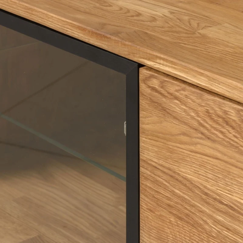 Mobile TV in legno massello di rovere Moritz | NordicStory