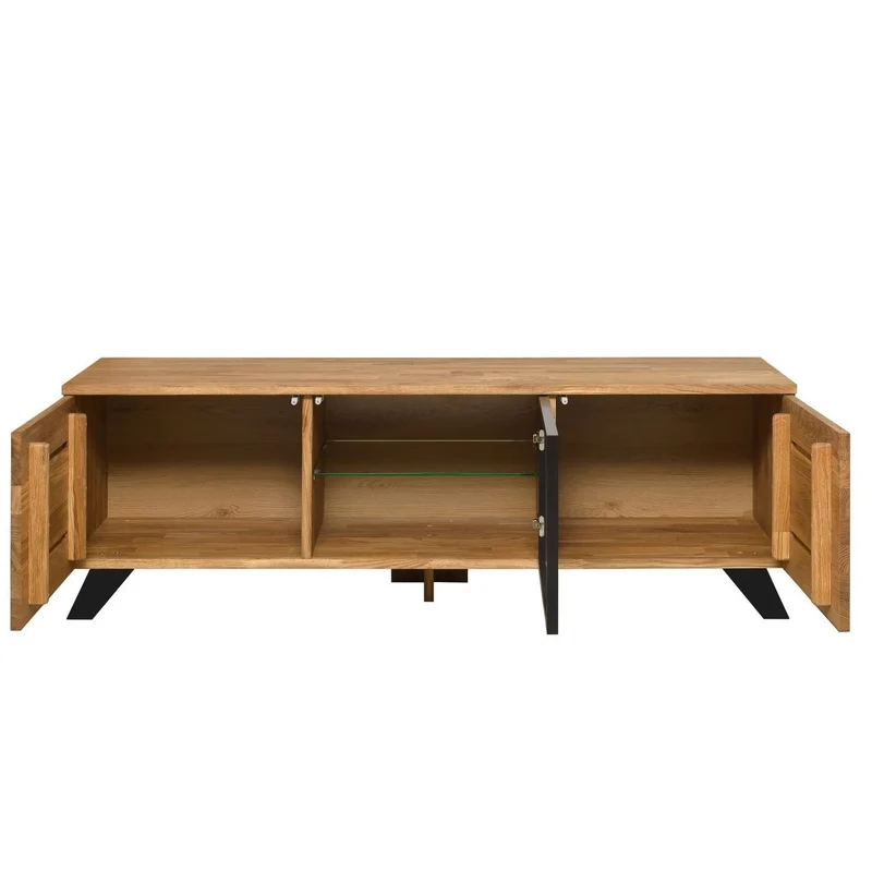 Mobile TV in legno massello di rovere Moritz | NordicStory