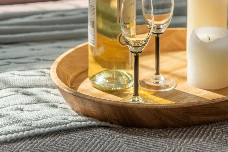 Vassoio decorativo ovale in rovere massiccio | NordicStory