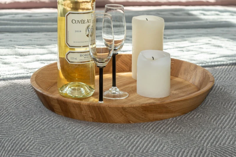 Vassoio decorativo ovale in rovere massiccio | NordicStory