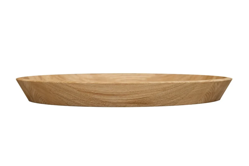 Vassoio decorativo ovale in rovere massiccio | NordicStory