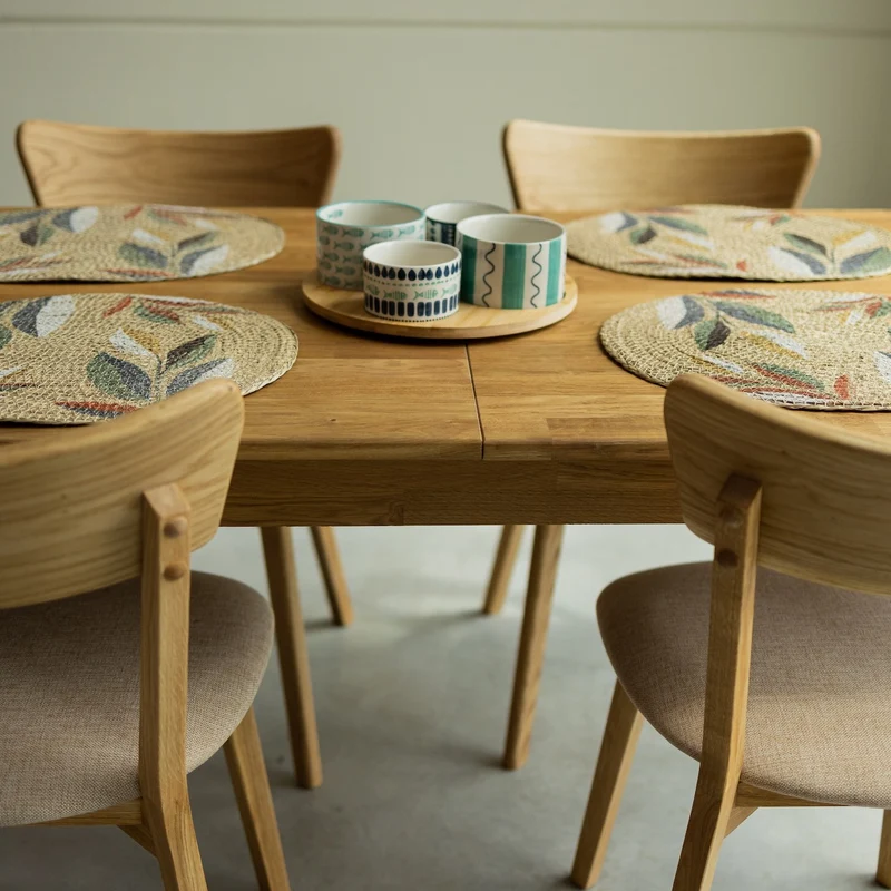 Tavolo da pranzo allungabile in rovere massiccio Monty | NordicStory