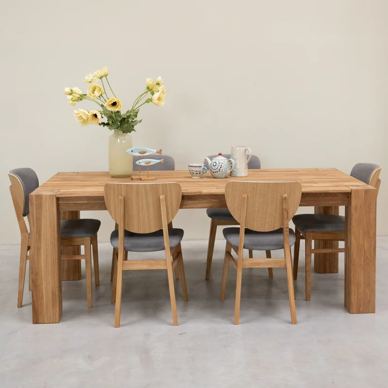 Tavolo da pranzo in rovere massello Mauritz 3 | NordicStory