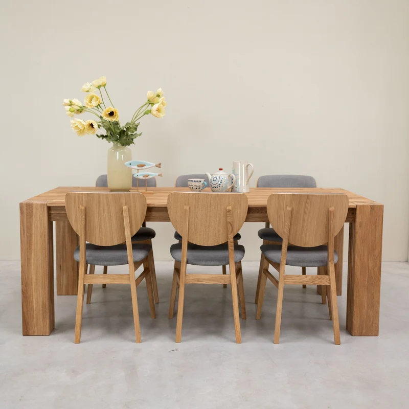 Tavolo da pranzo in rovere massello Mauritz 3 | NordicStory