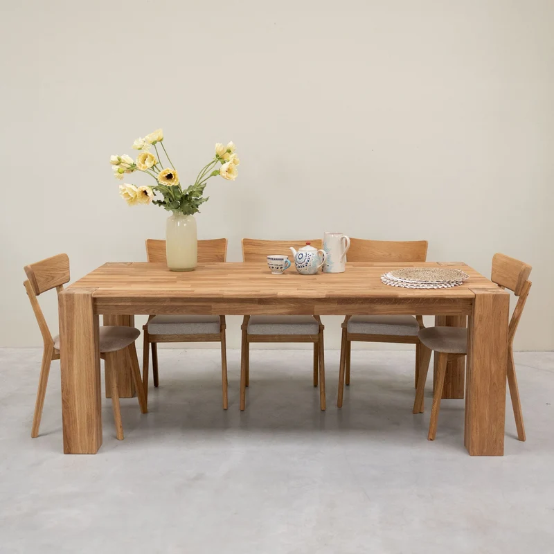 Tavolo da pranzo in rovere massello Mauritz 3 | NordicStory