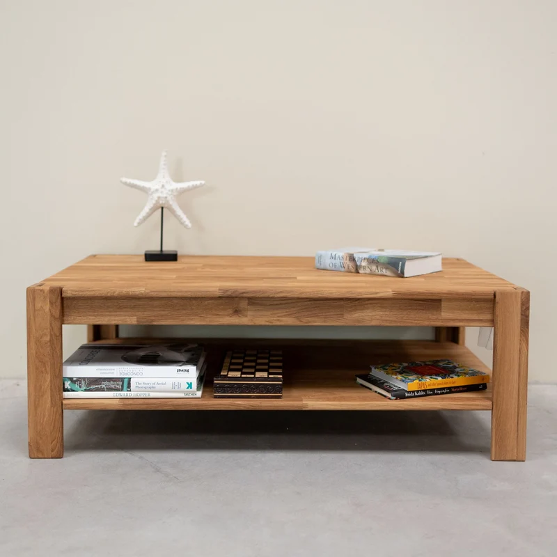 Tavolino in legno massello di rovere Mauritz 4 | NordicStory