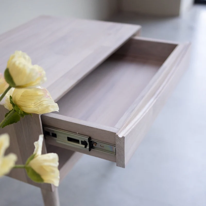 Comodino in legno massello di rovere Escandi 2 | NordicStory