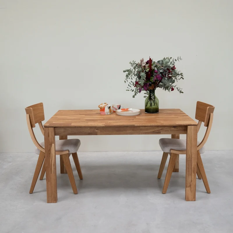Tavolo da pranzo in rovere massello Mauritz 4 | NordicStory