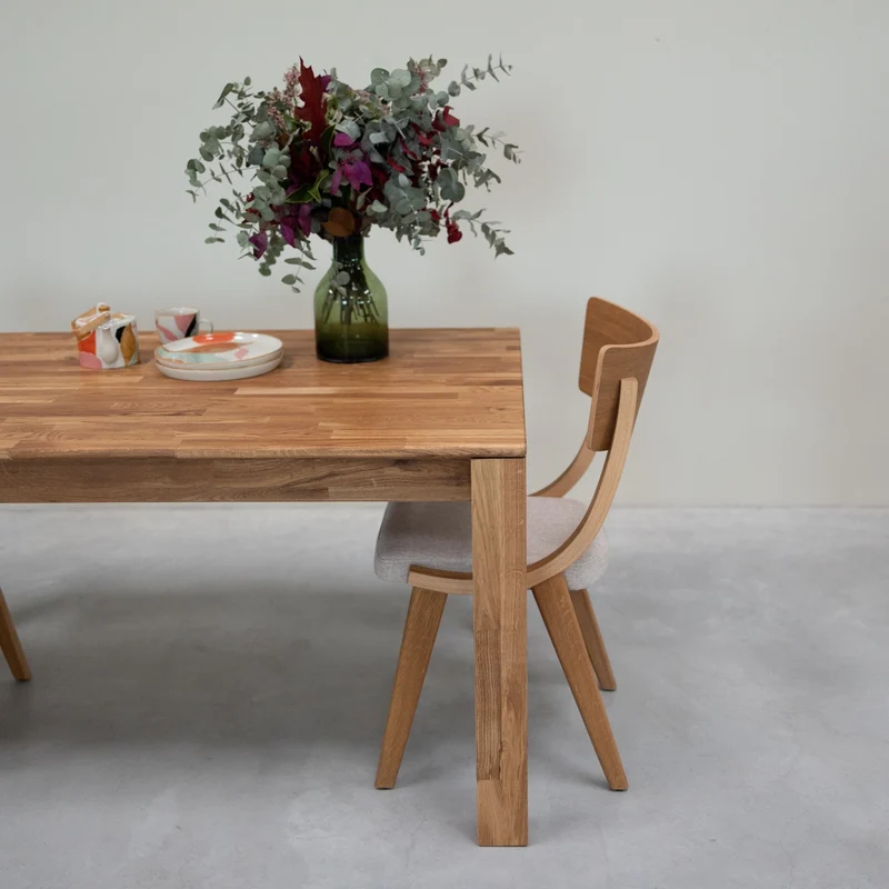 Tavolo da pranzo in rovere massello Mauritz 4 | NordicStory