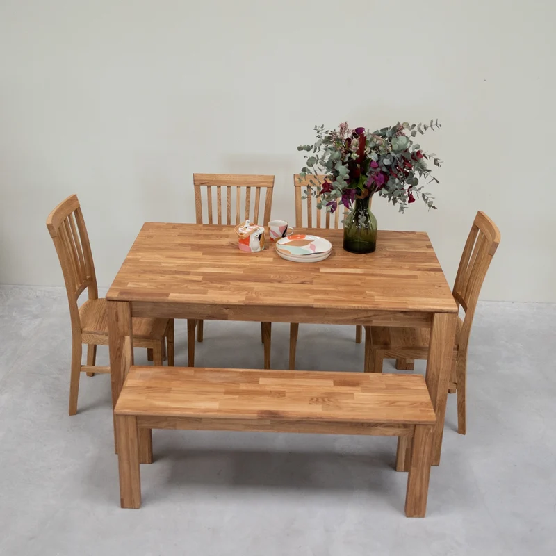 Tavolo da pranzo in rovere massello Mauritz 4 | NordicStory