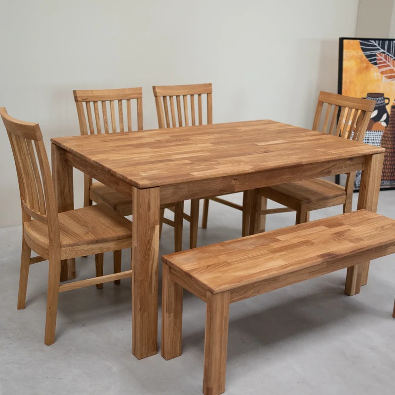 Tavolo da pranzo in rovere massello Mauritz 4 | NordicStory