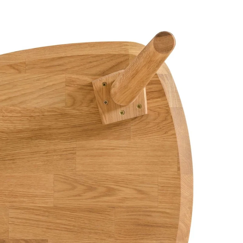 Tavolini impilabili in legno massello di rovere Escandi 2 | NordicStory