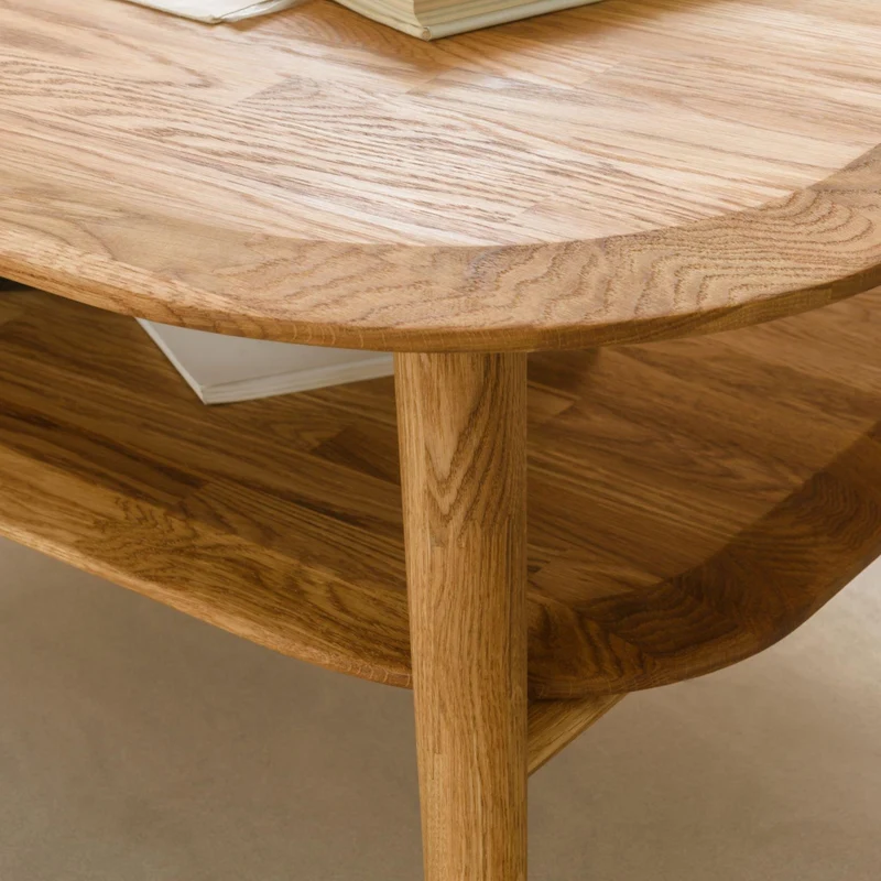 Tavolino in legno massello di rovere Escandi 4| NordicStory