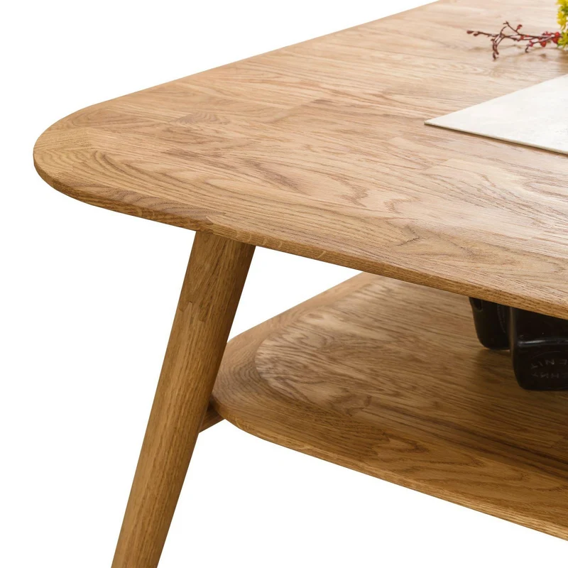 Tavolino in legno massello di rovere Escandi 4| NordicStory