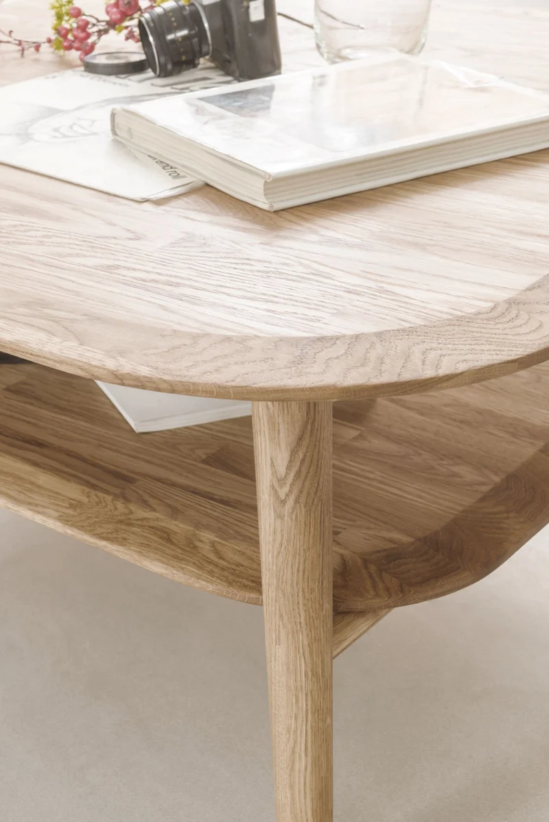 Tavolino in legno massello di rovere Escandi 4| NordicStory