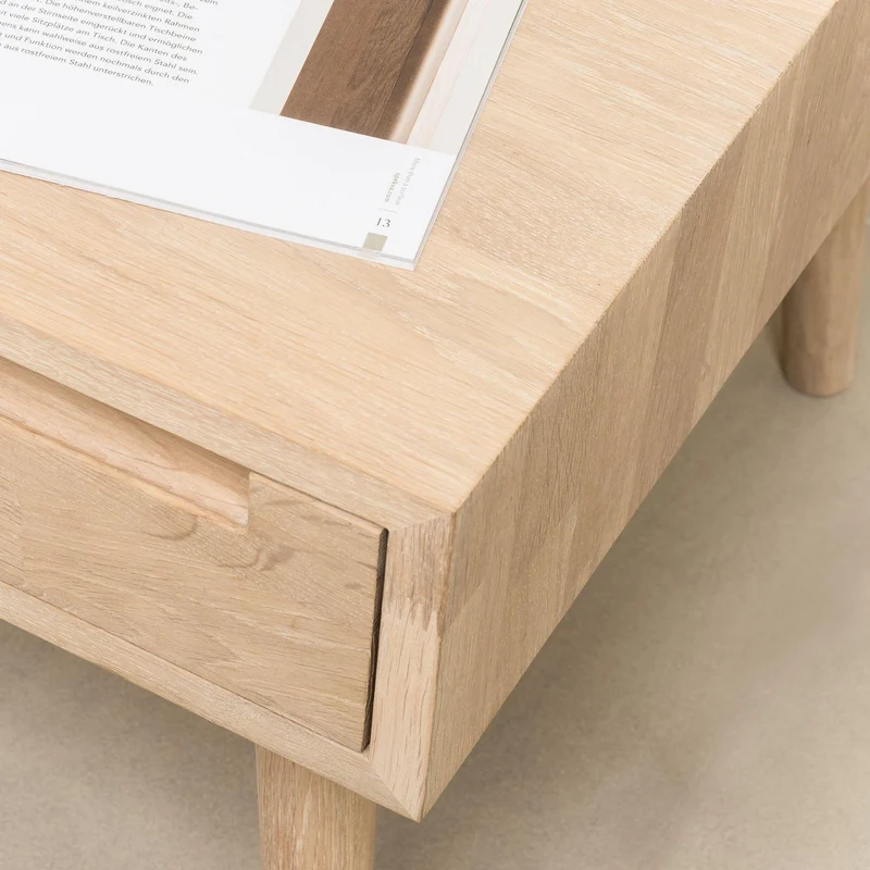 Tavolino in legno massello di rovere Escandi 8 | NordicStory