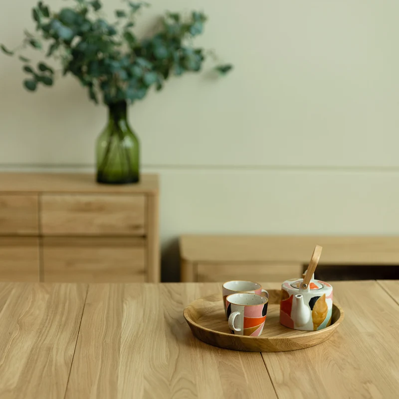 Tavolo da pranzo allungabile in legno massello di rovere XL | NordicStory