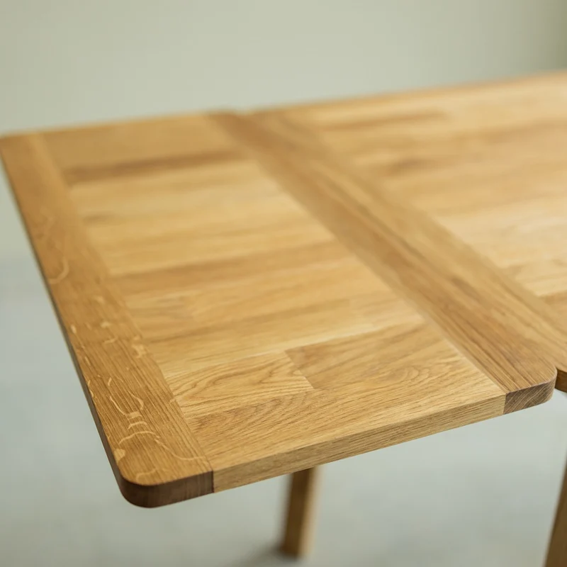 Tavolo da pranzo allungabile in legno massello di rovere Mini 1 | NordicStory