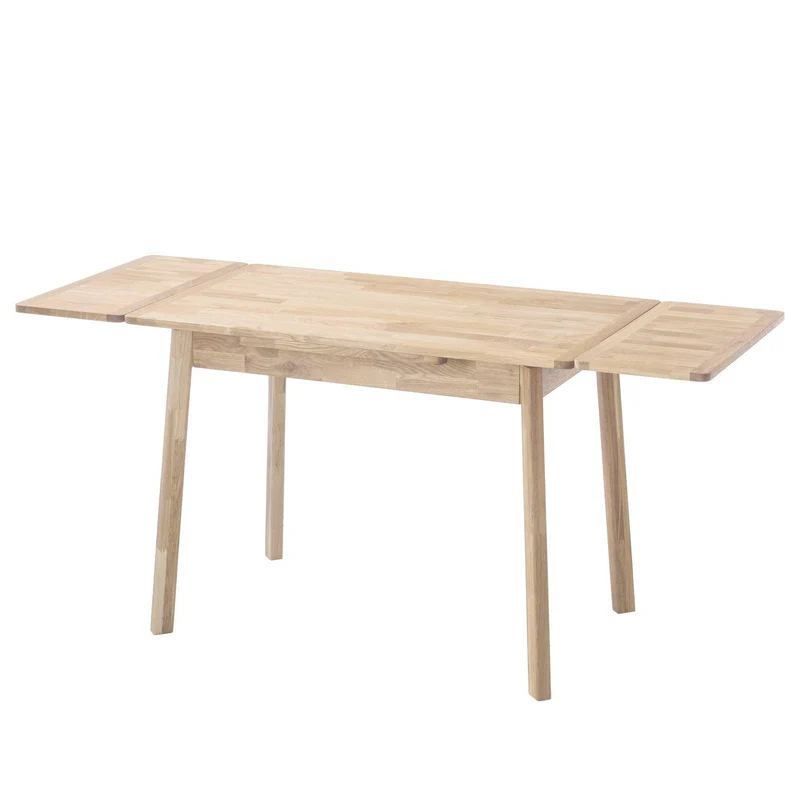 Tavolo da pranzo allungabile in legno massello di rovere Mini 1 | NordicStory
