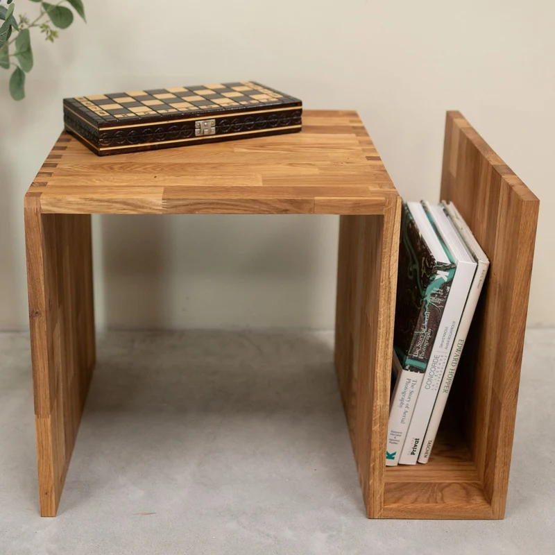 Tavolino in legno massello di rovere Sofi | NordicStory