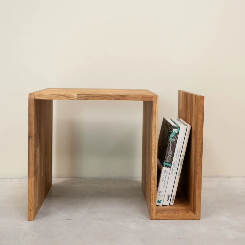 Tavolino in legno massello di rovere Sofi | NordicStory