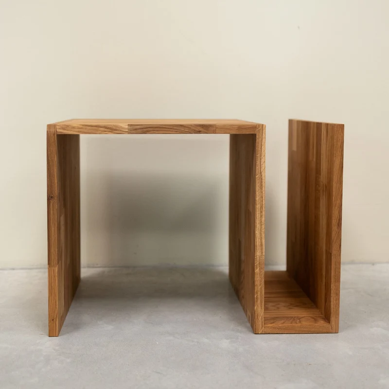 Tavolino in legno massello di rovere Sofi | NordicStory