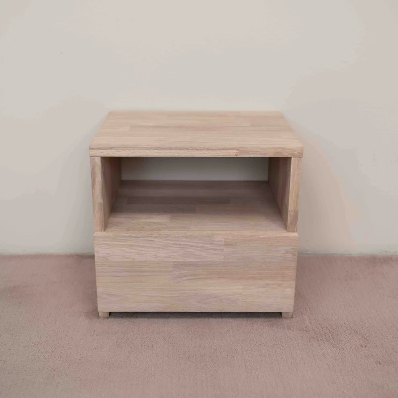 Comodino in legno massello di rovere Denmark | NordicStory