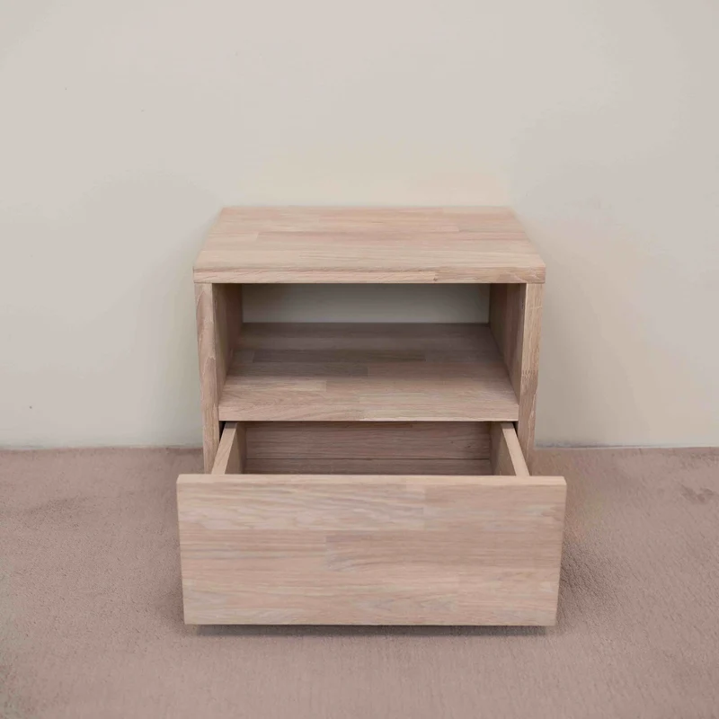 Comodino in legno massello di rovere Denmark | NordicStory