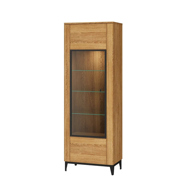 Vetrina in legno di rovere OPORTO 10 | LoftStory