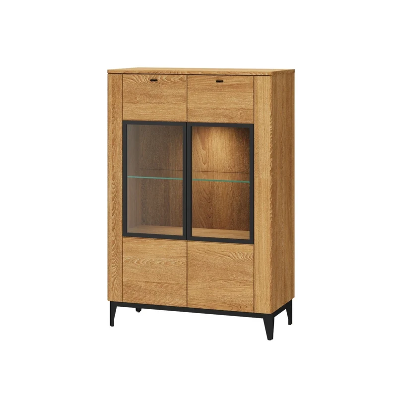 Vetrina in legno di rovere OPORTO 15 | LoftStory