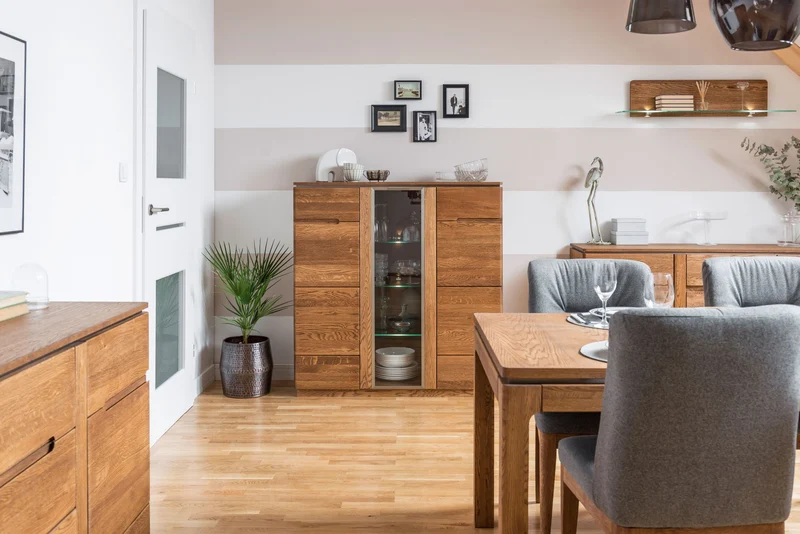 Tavolo da pranzo allungabile in rovere Montenegro 40 | LoftStory