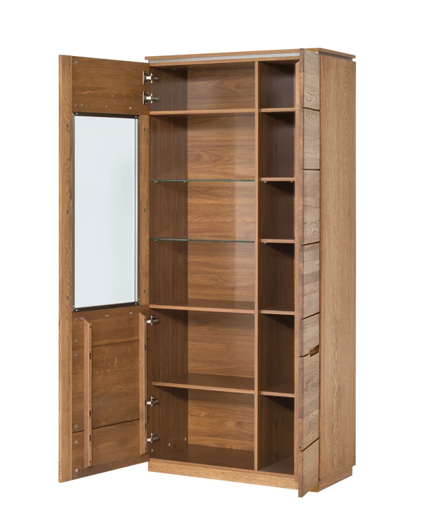 Vetrina in rovere massiccio MONTENEGRO 12 | LoftStory