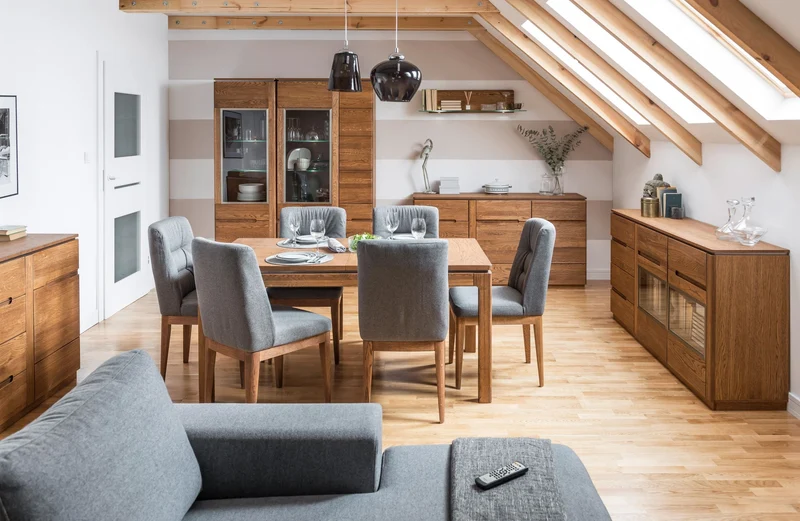 Vetrina in rovere massiccio MONTENEGRO 12 | LoftStory