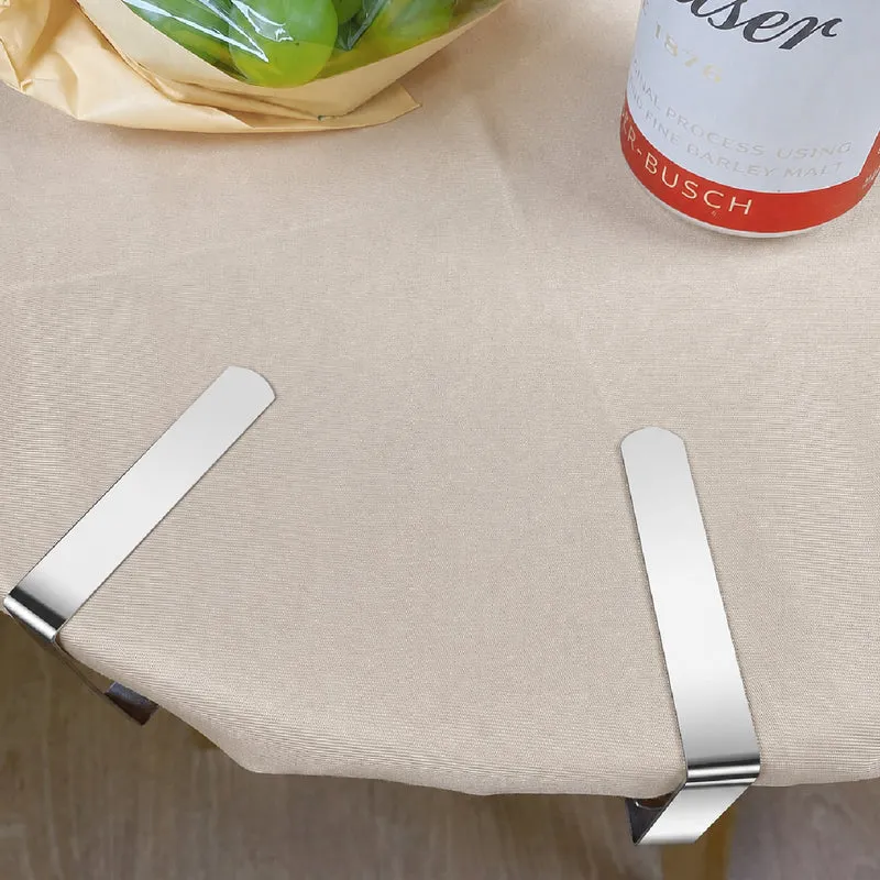 Set 8 Clip Fermatovaglia in Acciaio Inox, Pinze Ferma Tovaglia per Tavolo fino a 3 cm Il Gruppone